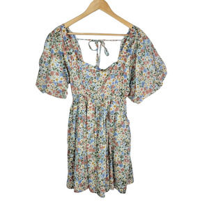 Mable Floral Babydoll Dress L